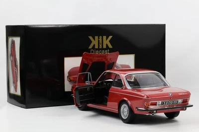 1:12 KK-Scale BMW 3.0 CSI E9 Con Alpina Cerchi 1971 Rosso Metallizzato Diecast - Immagine 1 di 4