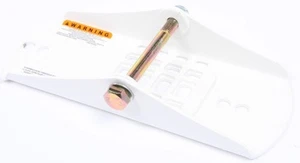 SLP Ski Mounting Saddle Bracket for Standard Use - White Motorcycle 35-393 - Picture 1 of 4
