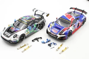 Carrera Digital 132 Bundle: Porsche 911 GT3 Rund Audi R8 GT3 - Bild 1 von 1