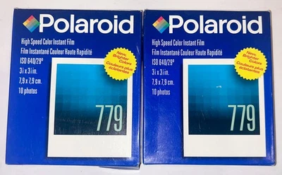 Polaroid 779 2 Packs Film 10 Exposures Each 20 Total. Expired 01/02! - Image 1 of 2