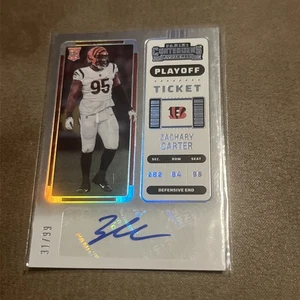 Zachary Carter 2022 Panini Contenders #195 Rookie Playoff Ticket Auto /99 - Picture 1 of 1