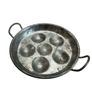 Bandeja Escargot Vintage - Mini - Decoración Tocador Bandeja Tonificada Plateada Francia Única - Imagen 1 de 5