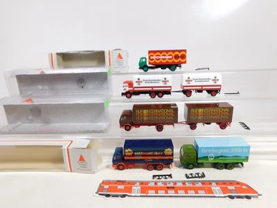 Albedo H0 1:87 4X Confezione Camion MB Ruf Deichmann EKU ECC Mint+Box #ED487-1 - Immagine 1 di 4