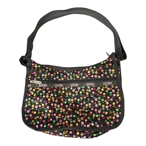 Bolso hobo/baguette floral vintage Lesportsac - Imagen 1 de 9