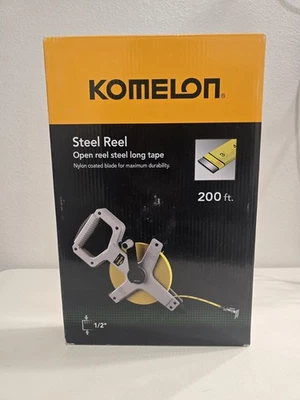 Komelon N6200 Steel Tape Measure Open Reel, 200-Feet - Image 1 of 4