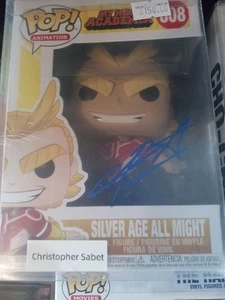 Funko Pop Silver Age All Might Signed Christopher Sabat JSA Certified - Bild 1 von 3