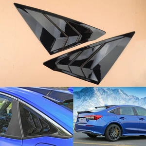 1paar Seiten Fenster Lamellen Abdeckung Rahmen für Honda Civic 2022 11th - Picture 1 of 5