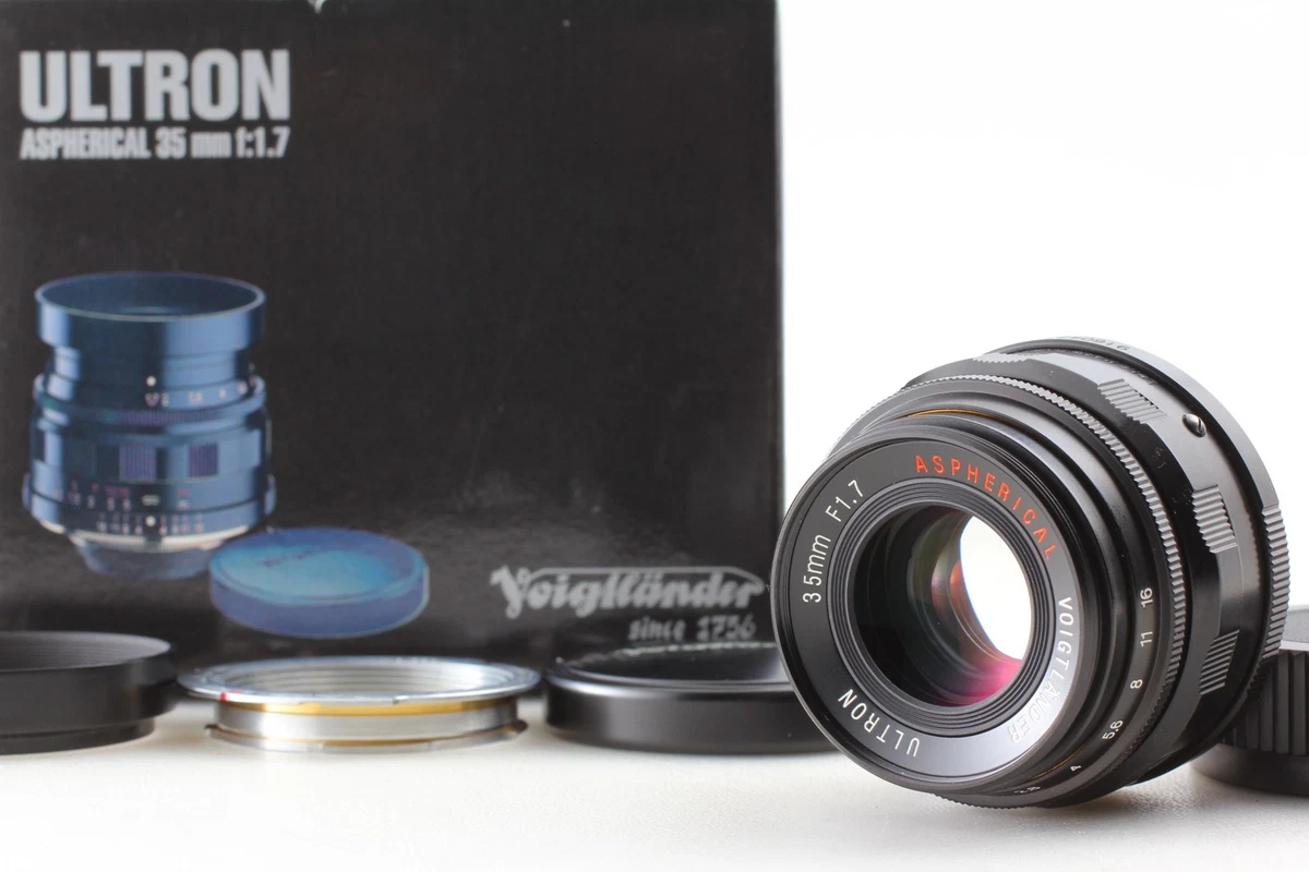 Voigtländer Camera Lenses 35mm Focal f/1.7 Maximum Aperture for