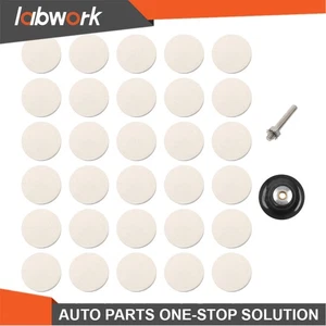 Labwork 30 PCS 2 Inch Wool Disc Polishing Buffing Pads Wheels with 1/4" Shank - Picture 1 of 17