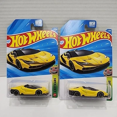 Hot Wheels 2026 Case A Lamborghini Centenario Roadster '16 / 2 Pack Yellow - Image 1 of 4