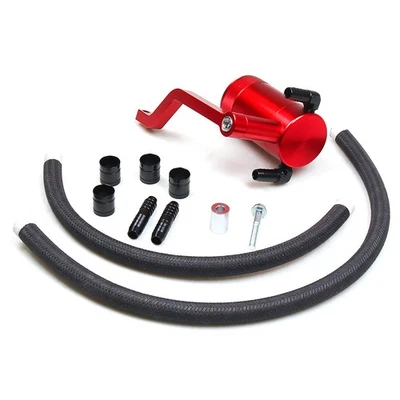 For Dodge 6.4L 2011-2021 Technology Continental Braided Hose Billet Catch Can - Image 1 of 4