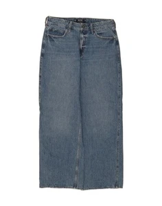 HOLLISTER Womens Baggy High Waist Loose Jeans US 14 XL W32 L29 Blue Cotton AC09 - Picture 1 of 4