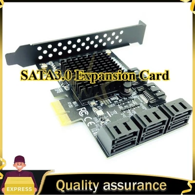 PCI-E SATA Controller Adapter for HDD 8 Port SATA 3 PCI Express Expansion Card - Image 1 of 4
