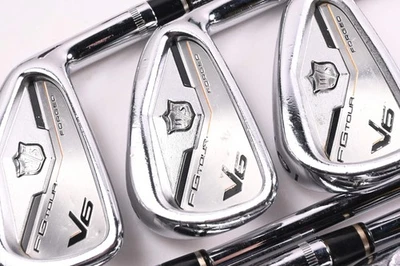 Wilson FG Tour V6 Irons / 4-PW / Stiff Flex Steel Shafts - Image 1 of 4