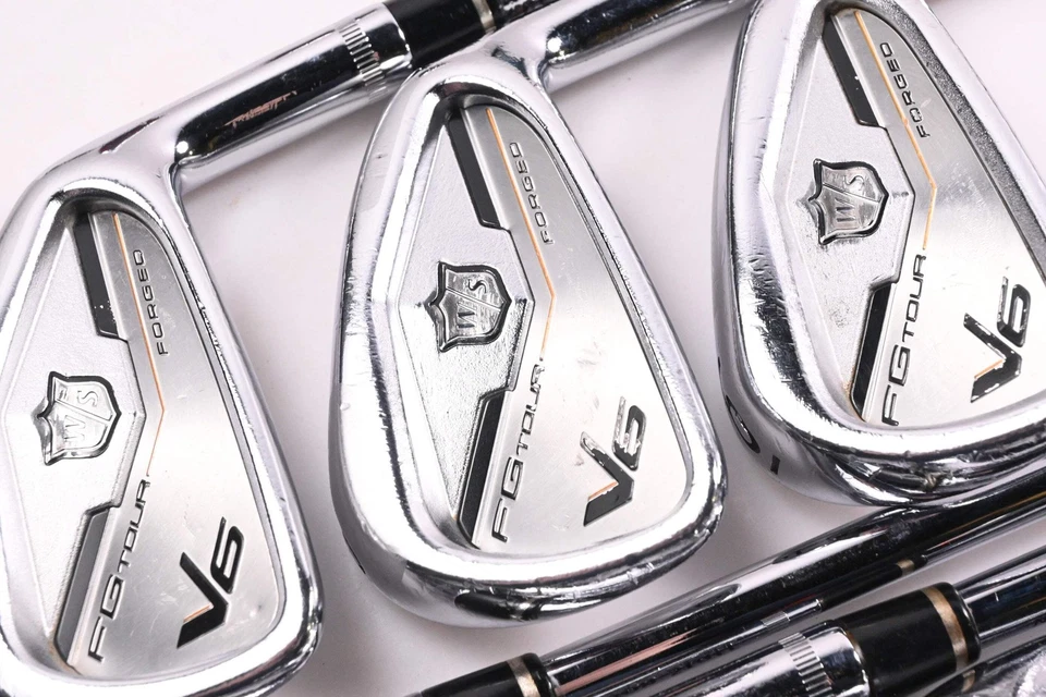 Wilson FG Tour V6 Irons / 4-PW / Stiff Flex Steel Shafts - Image 1 of 4