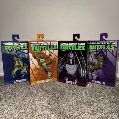 NECA Teenage Mutant Ninja Turtles (2012 Cartoon) 4 Figure Complete Set NIB - Image 1 of 4