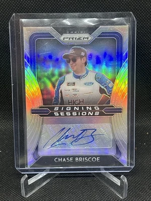 2020 Panini Prizm Signing Sessions Chase Briscoe Auto Stewart-Haas Racing #SS-CB - Image 1 of 3