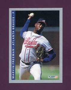 1993 Fleer - Marvin Freeman #366 Atlanta Braves - Picture 1 of 2