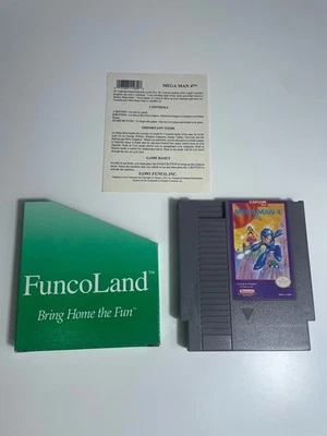 Mega Man 4 Nintendo NES w FuncoLand Insert & Dust Cover VG Authentic - Image 1 of 4