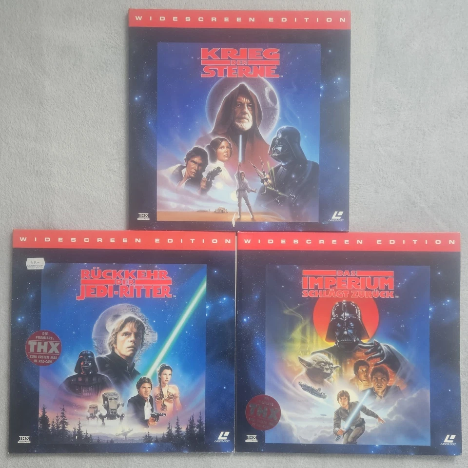 ​🚀 Star Wars Original-Trilogie auf Laserdisc - THX Widescreen Edition 🌌 - Bild 1 von 3