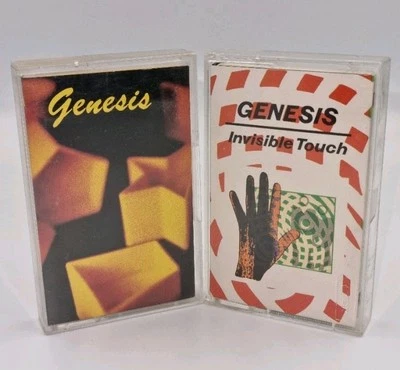 Genesis Cassette Tape Bundle X2 Albums Invisible Touch 1986 & Self Titled 1983 - Image 1 of 4