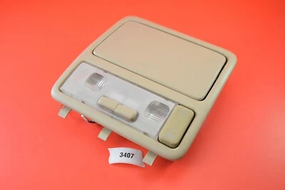 B#5 00-04 Toyota Avalon Factory OEM TAN Map Dome Light Roof Console Assembly 2 - Image 1 of 4