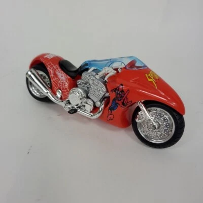 2003 SPIDER-MAN MARVEL MOTORCYCLE COLLECTION SERIES # 2- MAISTO  RED SPEED. Rare - Image 1 of 4