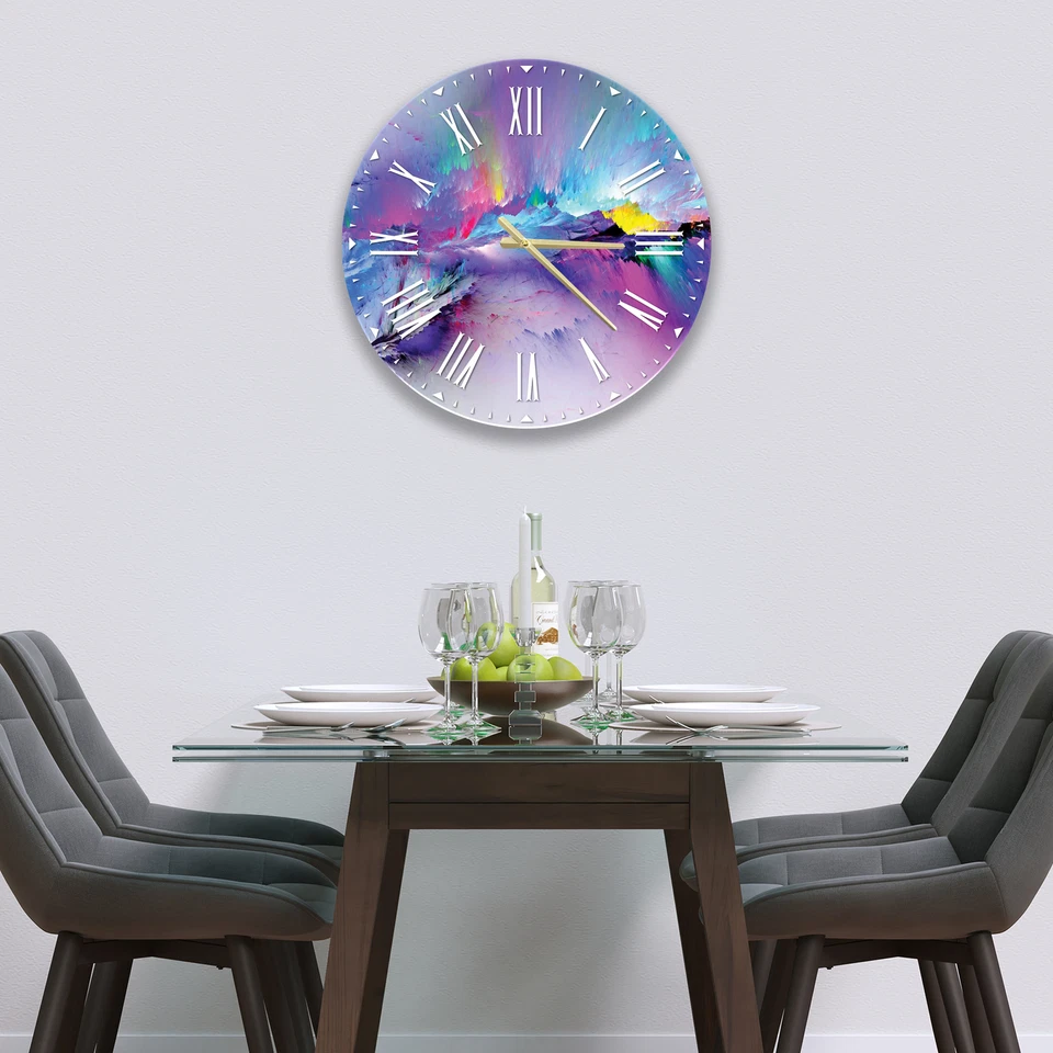 Premier Range Glass Wall Clock in "Various Designs" - Image 1 of 1