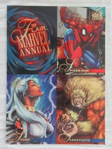 Marvel '95 Flair Tarjeta Coleccionable Anual Promo Hoja Insertada Fleer 1994 - Imagen 1 de 3