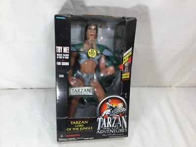 Figura electrónica Trendmasters Vintage Tarzán Jungle King 1995 15 pulgadas en caja NUEVO Foto 1 de 2