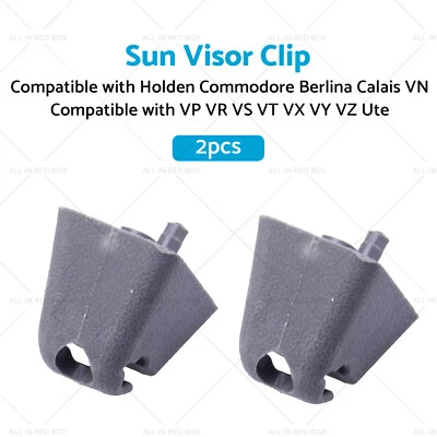 2xSun Visor Clip For Holden Commodore Berlina Calais VN VP VR VS VT VX VY VZ Ute - image 1 of 4