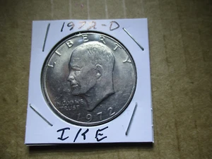 Eisenhower Dollar (Ike Dollar), 1972-D. #112 - Picture 1 of 2