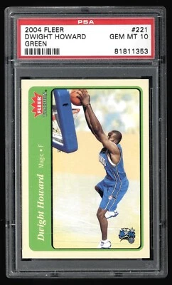Dwight Howard 2004 Fleer Tradition #221 Green PSA 10 #81811353 - Image 1 of 2