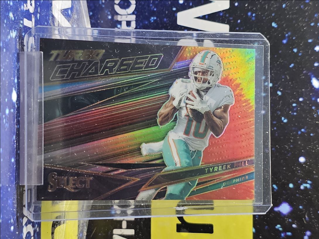 2022 Select Turbo Charged Tie-Dye Prizm Dolphins Tyreek Hill /25 WHC461