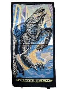 Seltenes Vintage Godzilla 1998 Film Strandbad vollfarbig Promotion Handtuch Gojira - Bild 1 von 6