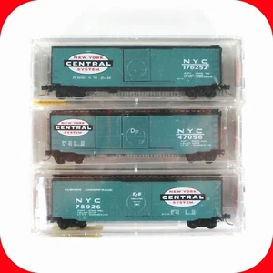 N Scale *NEW YORK CENTRAL* Box Car Set #47056, 78926, 176252 -Micro Trains 31192 - Picture 1 of 4