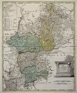 Neumark Nowa Marchia Original Gravure sur Cuivre Carte Güssefeld 1789 - Picture 1 of 1