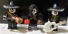 NEW LEGO Mariachi Skeleton La Catrina Band Minifigure Halloween BAM Costume