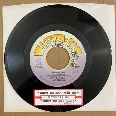 HEAVY D. & THE BOYZ Who's The Man? 45 Uptown UPTS7 54543 новый UNPLAYED +ts - Изображение 1 из 4