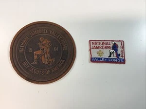 National Jamboree 1964 Boy Scouts Lot - Patch and Leather Patch - Picture 1 of 6