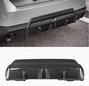 Carbon Fiber Rear Diffuser Bumper Lip Spoiler For BMW 2-Series G42 22-24 E - Picture 1 of 9