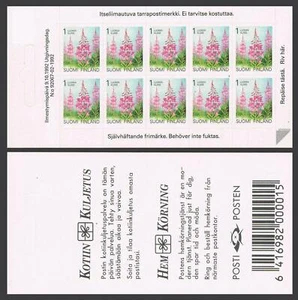 Finland 838 sheet/10 self-adhesive stamps, MNH. Mi 1193 MV. Rosebay willowherb - Picture 1 of 1