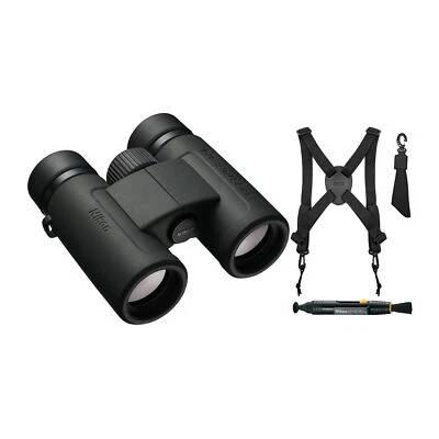 Nikon Prostaff P3 8X30 Binoculars with Harness and Lens Pen Cleaning System - Изображение 1 из 4