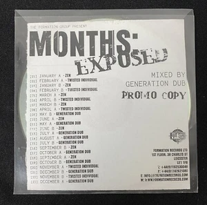 Formation Months Exposed CD Drum & Bass Generation Dub 2004 UK Import Rare Item - Picture 1 of 3