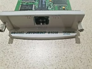 USED ORIGINAL HP JetDirect 610n J4169a Ethernet Print Server Network Card P&P IN - Afbeelding 1 van 4