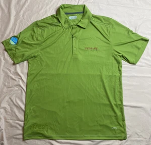 BNWT Ontour WebTech Mens Activewear Polo Shirt Green Short Sleeve Collar Golf LG - Picture 1 of 11