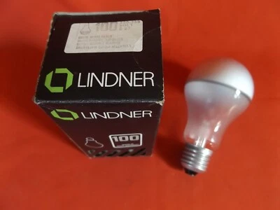 Lindner Kopfspiegellampe Kuppenverspiegelt Matt 100 Watt E27 NEU Lagerauflösung - Bild 1 von 4