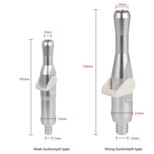 Dental Universal Saliva Ejector Suction Valves Strong Weak Swivel Adapter HVE+SE - Picture 1 of 15