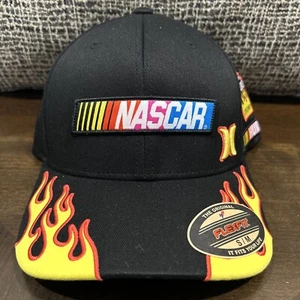 S/M Hurley NASCAR STRETCH FITTED HAT NWT Nice Decals $75 MSRP - Picture 1 of 11