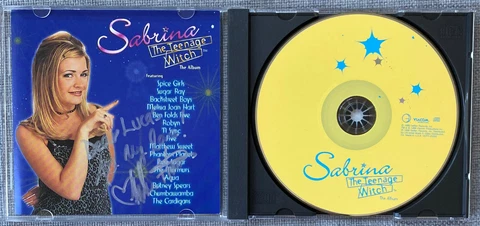 Melissa Joan Hart Signed In-Person Sabrina The Teenage Witch The Album CD Cover Cover